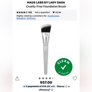 Haus Labs foundation brush